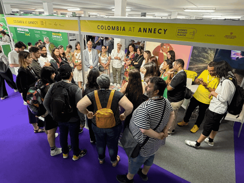 Stand Colombia en Annecy