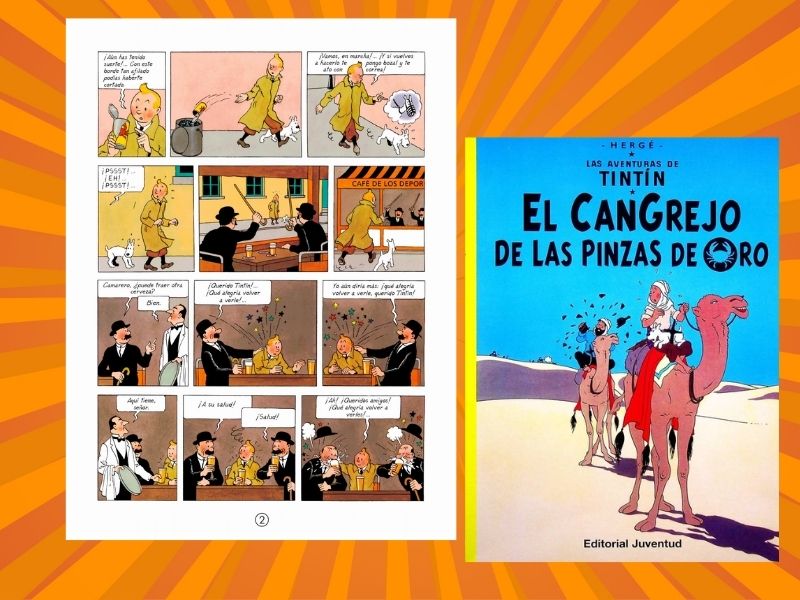 Tintín: El cangrejo de las pinzas de oro
