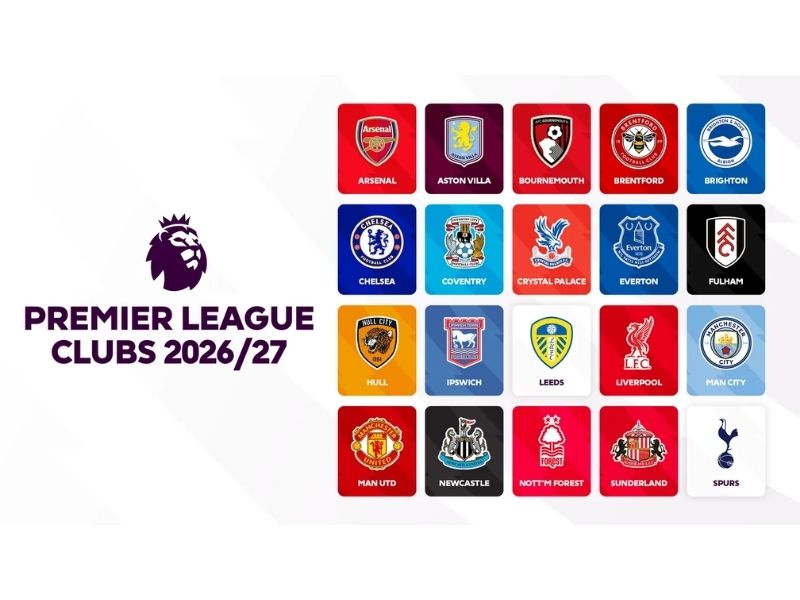 Premiere League Clubs 2026/27