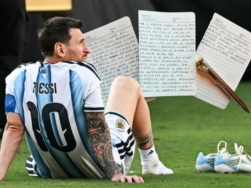Carta de Lionel Messi