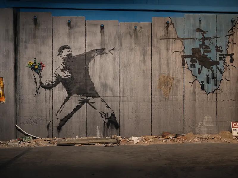 Lanzador de flores Bansky