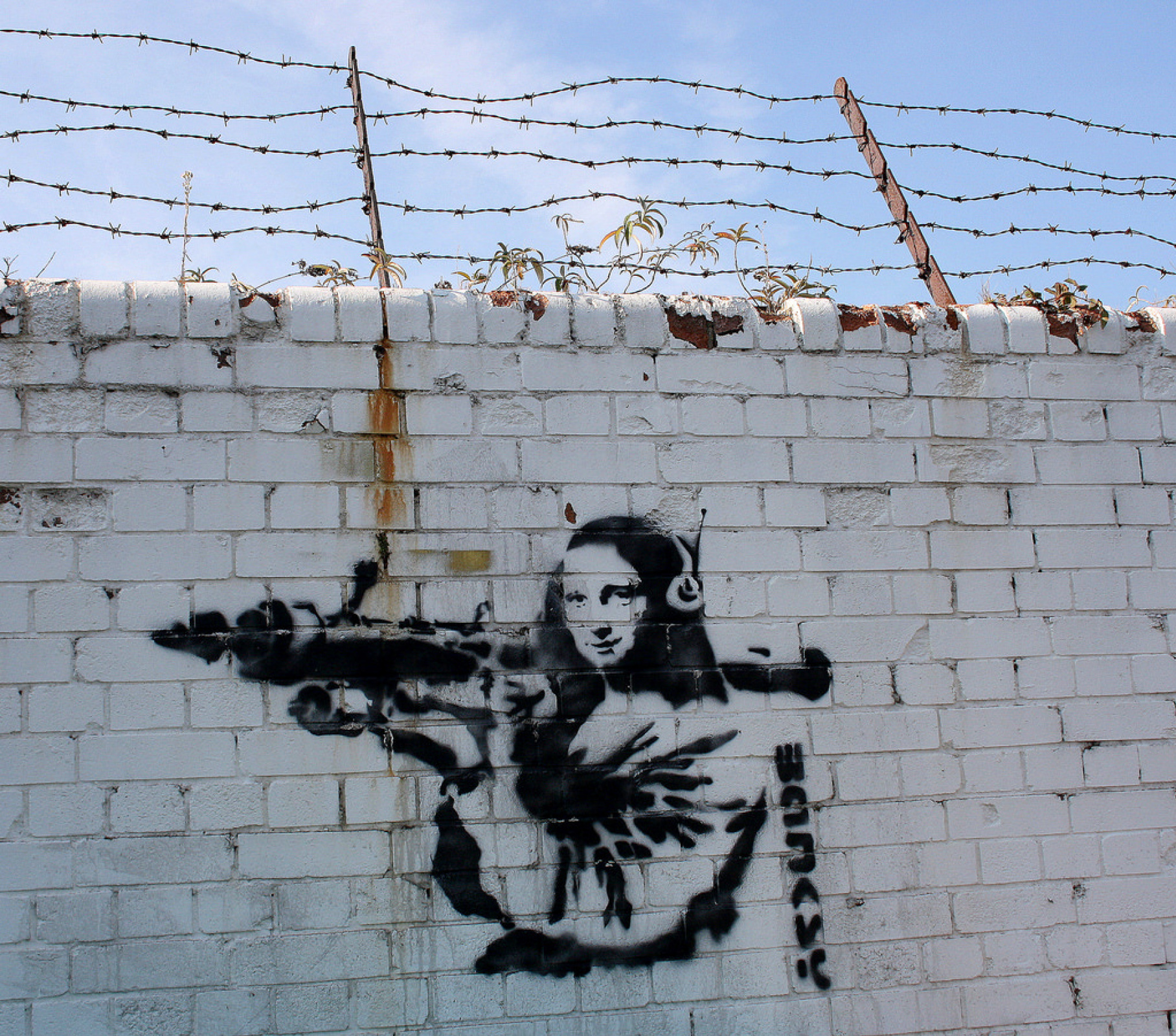 Mona Lisa Bazooka Bansky 