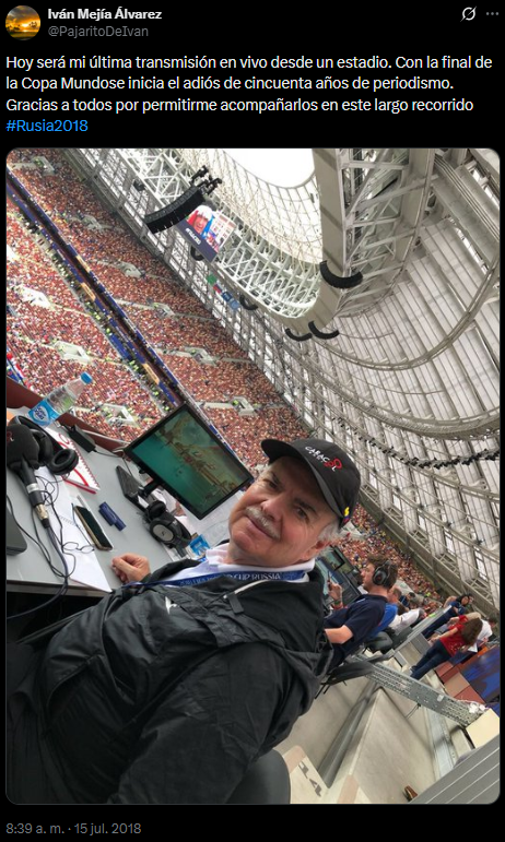 Cuenta de X de Iván Mejía