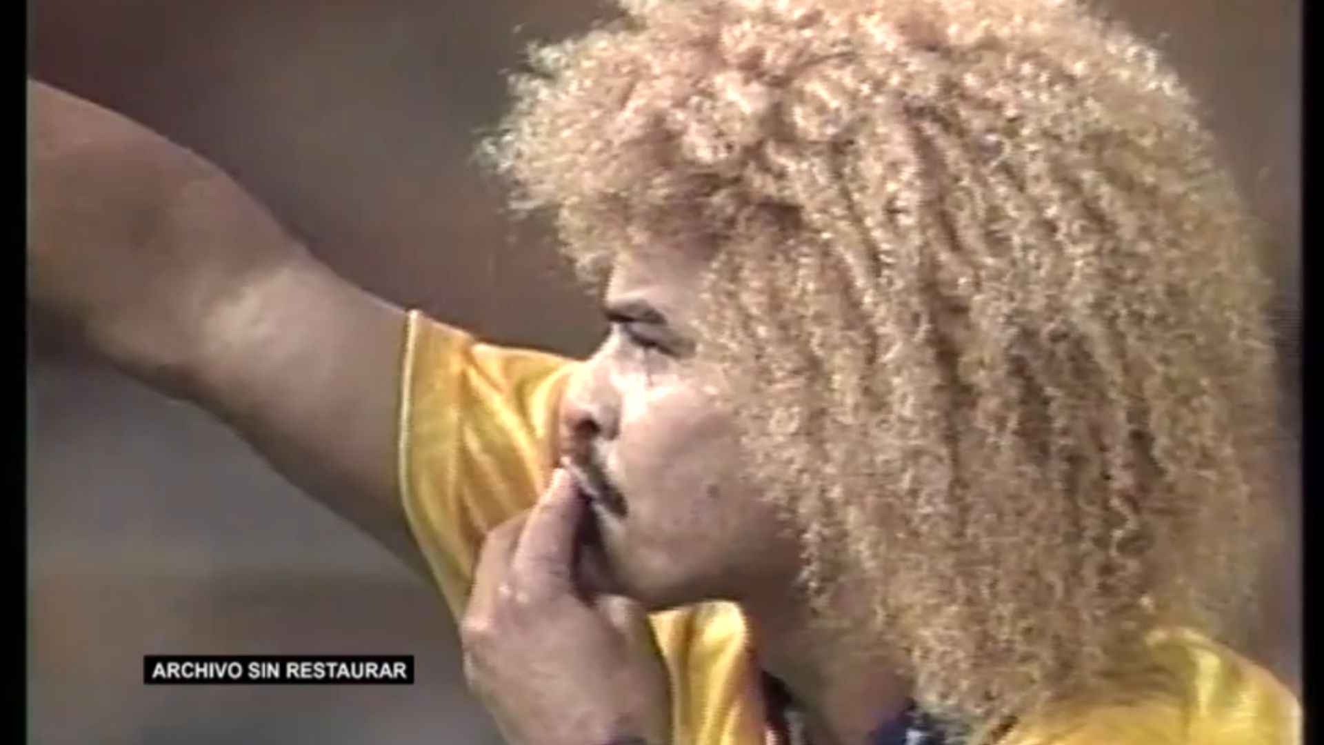 Pelo del pibe valderrama antes