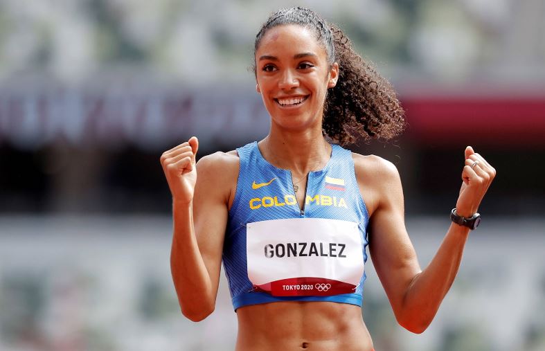 Melissa González, hermana de Christian González y atleta colombiana