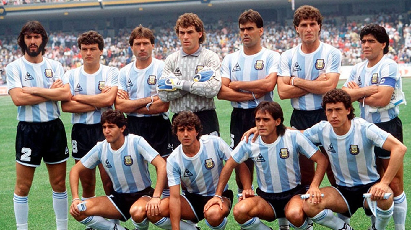 La Selección Argentina campeona en el Mundial de 1986 - Foto: infobae.com