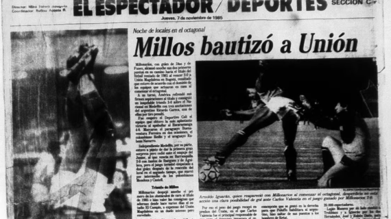 El día que el fútbol ocultó la tragedia del Palacio de Justicia