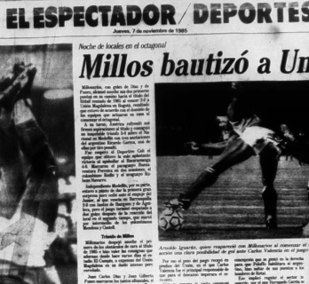 El día que el fútbol ocultó la tragedia del Palacio de Justicia