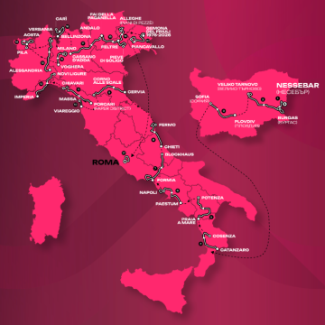 El camino al trofeo del Giro de Italia 2026, este es el recorrido oficial