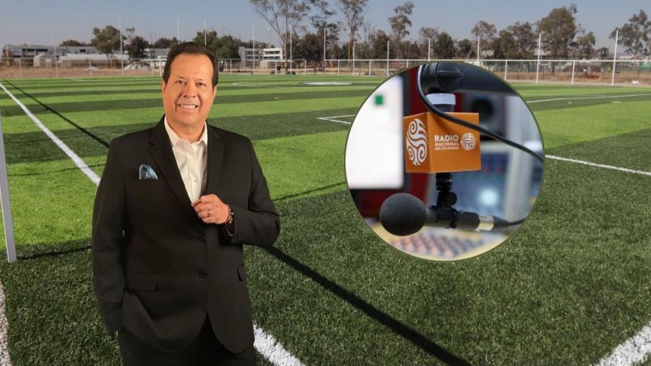   Javier Fernández "el cantante del gol" regresa a narrar el fútbol colombiano en Radio Nacional de Colombia