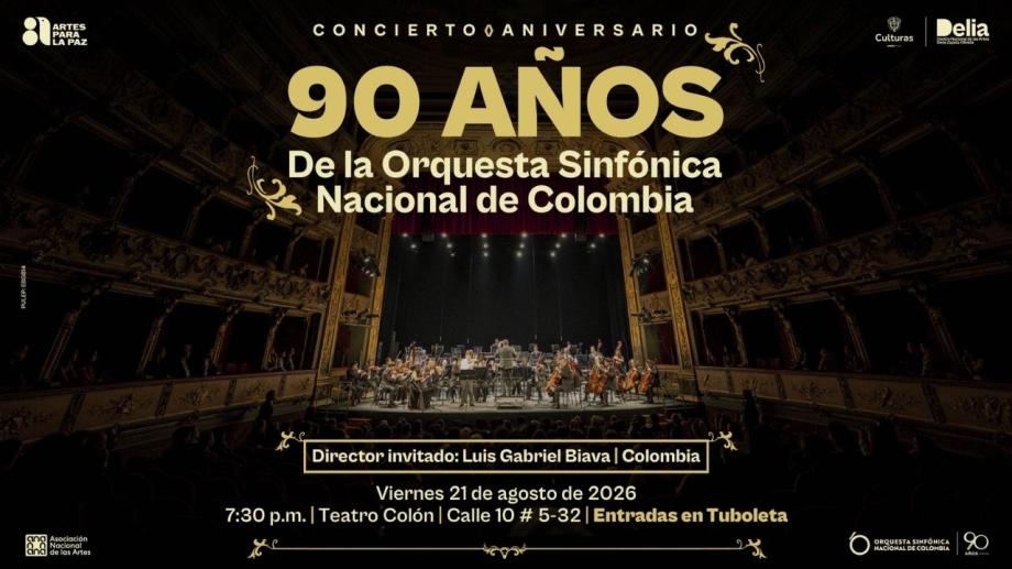 90 años de la Orquesta Sinfónica Nacional de Colombia