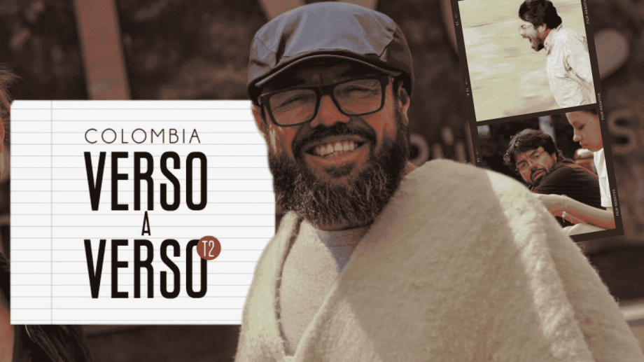 Ubéimar Ríos protagonista de la película Un Poeta y presentador del programa Colombia verso a verso