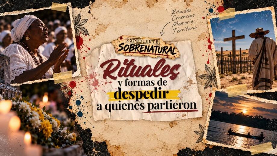 Rituales colombianos para despedir