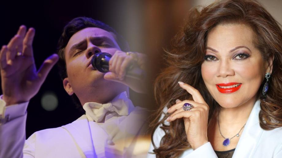 Ángela Carrasco y Manuel José concierto en Bogotá Día de la Madre