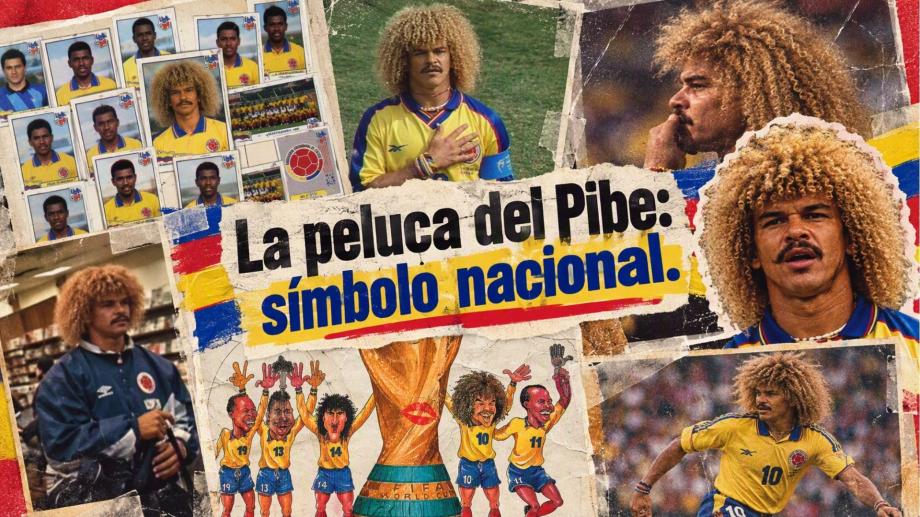 Historia de la peluca del pibe Valderrama
