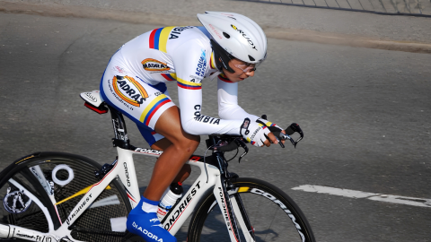 Nairo Quintana se despidió de la Selección Colombia en Montreal 