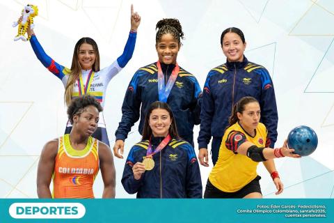 Las mujeres que hacen historia en los Juegos Suramericanos Santa Fe 2026