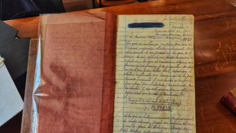 Manuscrito 'La Vorágine' José Eustasio Rivera