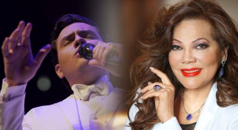 Ángela Carrasco y Manuel José concierto en Bogotá Día de la Madre