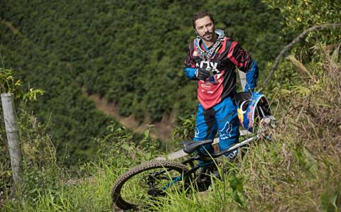 Marcelo Gutiérrez, el rey del Downhill en Colombia.