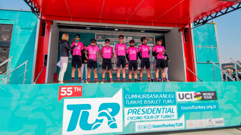 Manzana Postobón gana la clasificación por equipos del Tour de Turquía / Manzana Postobón oficial