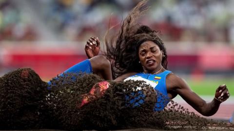 Caterine Ibarguen medallistas colombianos en Mundial de Atletismo