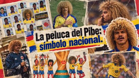 Historia de la peluca del pibe Valderrama