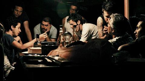 Rubén Mendoza en grabación de Tierra en la lengua