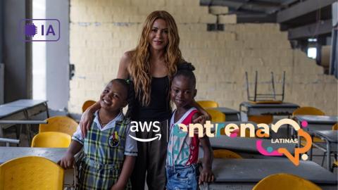 Shakira y Amazon lanzan formación gratuita en inteligencia artificial para mujeres