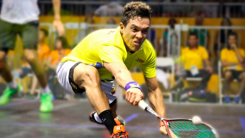 Miguel Ángel Rodríguez, squashita colombiano.