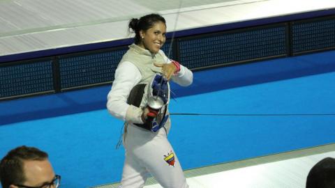 Saskia Loretta Van Erven García, esgrimista colombiana / Comité Olímpico Colombiano