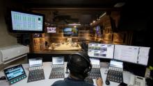 Cabina de Radio Nacional de Colombia