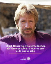 Chuck Norris vuelve a ser tendencia por rumores sobre su muerte: esto es lo que se sabe