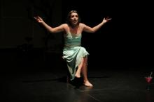 Puesta en escena de Soledades con M de marzo