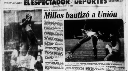 El día que el fútbol ocultó la tragedia del Palacio de Justicia