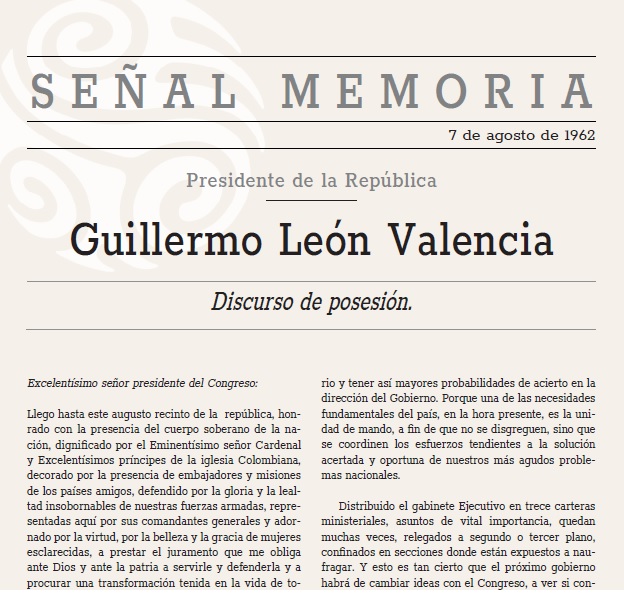 Discurso de Posesión 