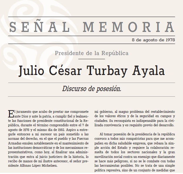 Discurso de Posesión 