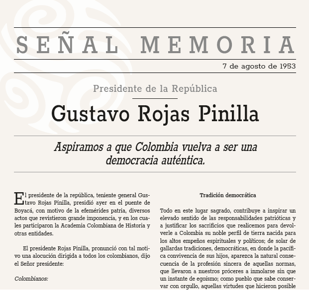 Aspiramos a que Colombia vuelva a ser una democracia auténtica