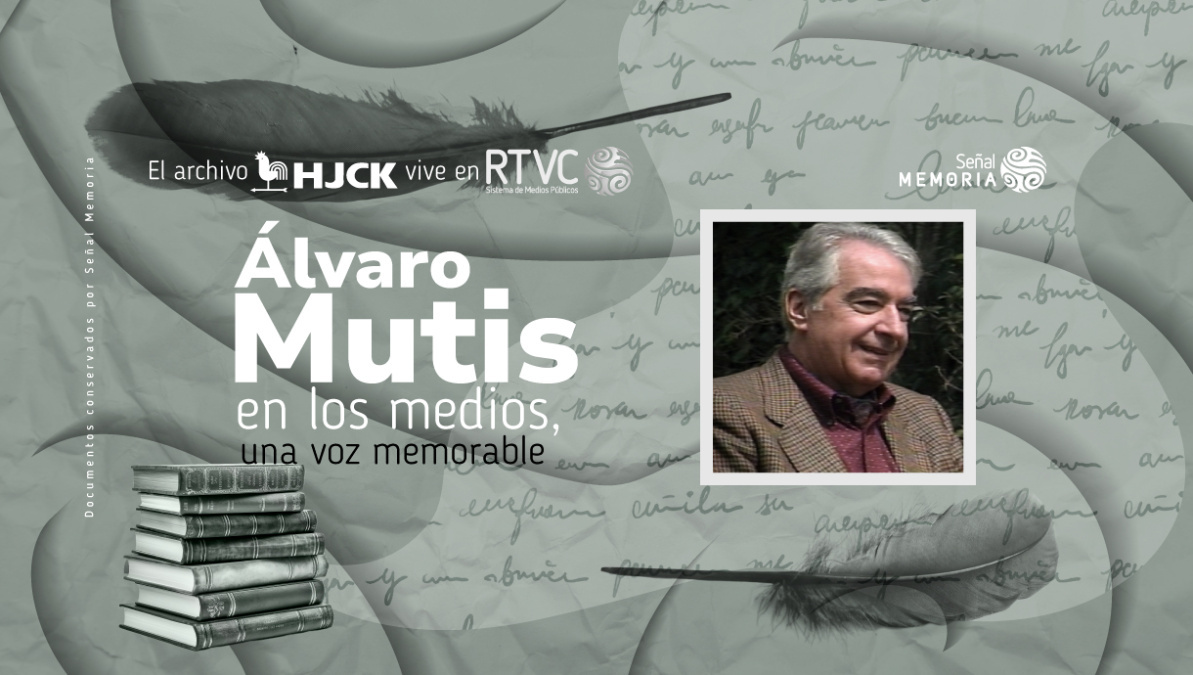 Álvaro Mutis en los medios, una voz memorable