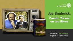 Joe Broderick, Camilo Torres en los libros 