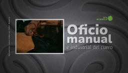 Oficio manual e industrial del cuero