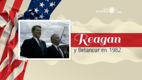 Reagan y Betancur en 1982