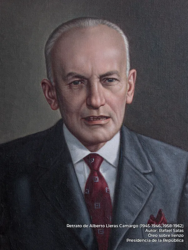 Alberto Lleras Camargo. Rafael Salas (s.f.)