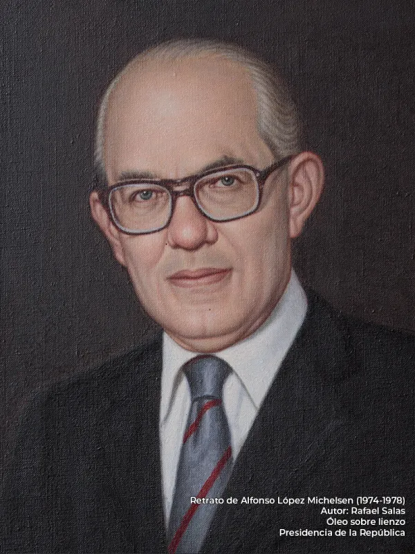 Alfonso López Michelsen. Rafael Salas (s.f.)