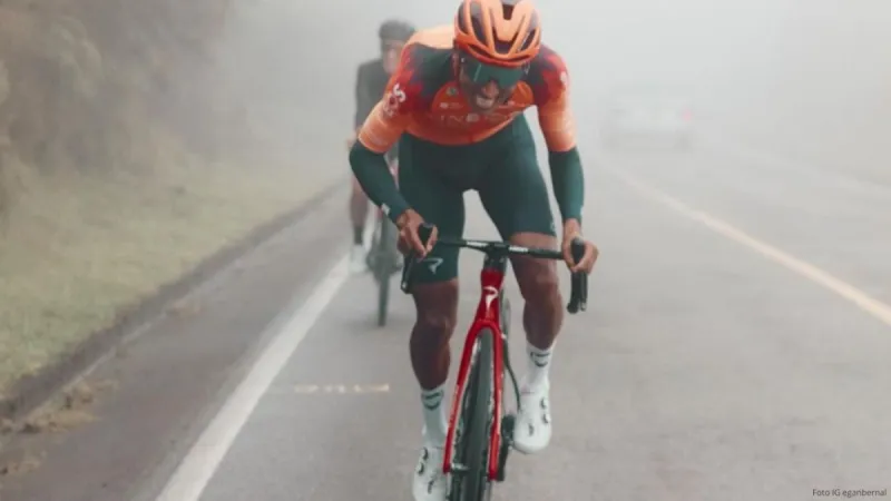 Egan Bernal, foto IG. Eganbernal