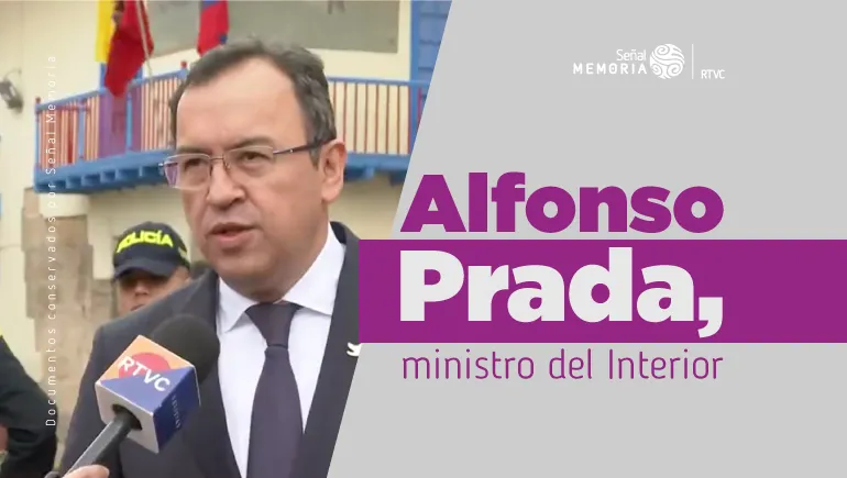 Alfonso Prada, ministro del Interior 