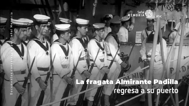 llegada de la fragata a Cartagena
