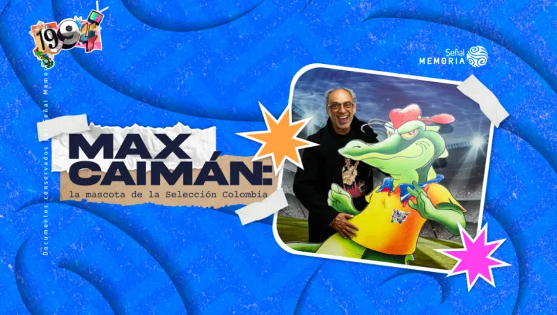Max Caimán, la mascota de la Selección Colombia