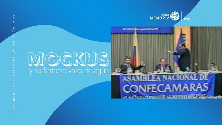 Mockus y su famoso vaso de agua