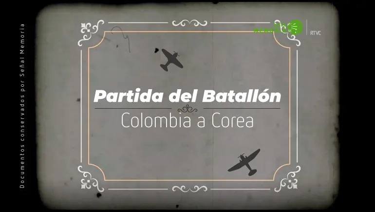 Partida del Batallón Colombia 